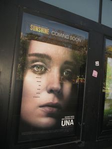 Una poster at the Landmark Sunshine Cinema